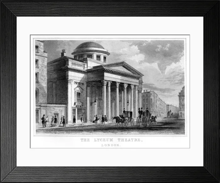 Framed Print : The Lyceum Theatre, Westminster, London Framed Print : The Lyceum Theatre, Westminster, London
