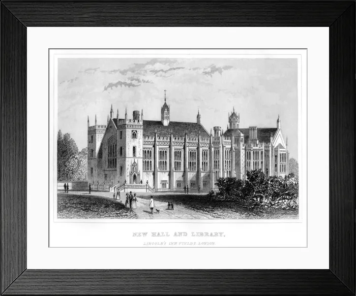 Framed Print : New Hall and Library, Lincolns Inn Fields, London Framed Print : New Hall and Library, Lincolns Inn Fields, London