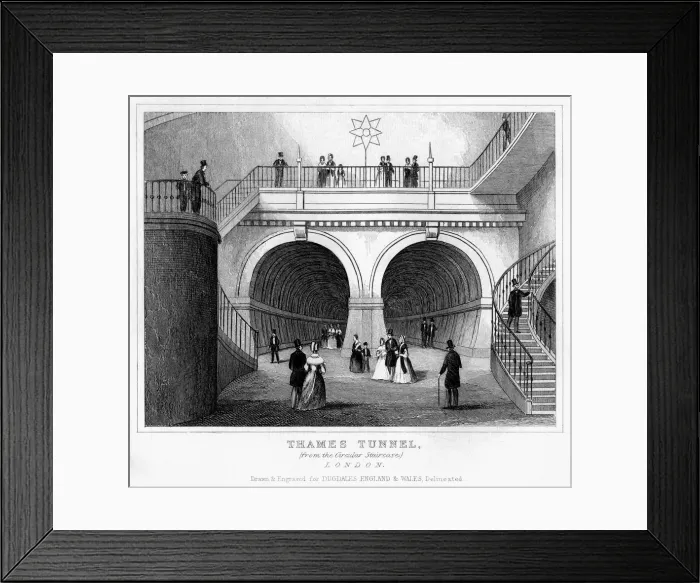 Framed Print : Thames Tunnel, London, 19th century Framed Print : Thames Tunnel, London, 19th century