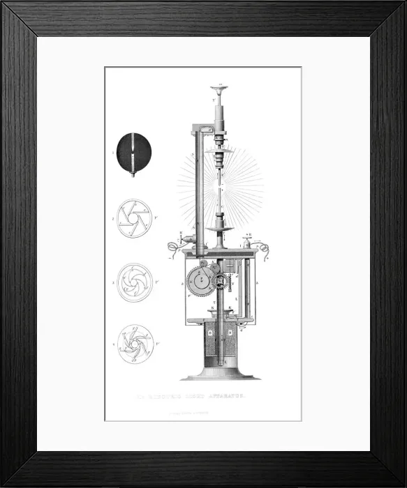 Framed Print : The Electric Light Apparatus, 1866 Framed Print : The Electric Light Apparatus, 1866