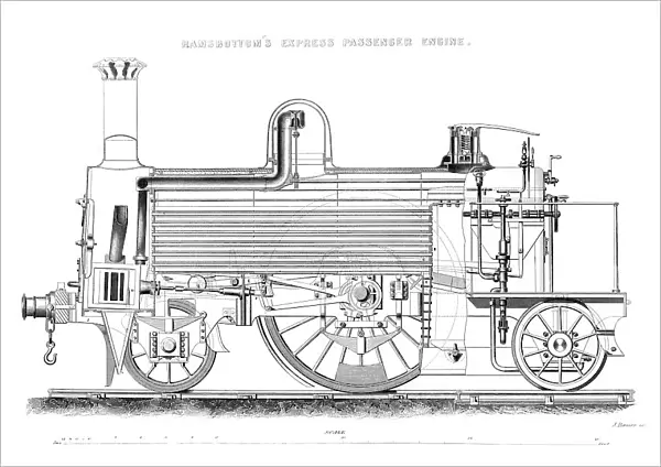 Ramsbottoms Express Passenger Engine, 1866