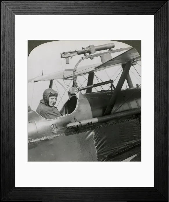 Framed Print : Sopwith Scout with photographic gun mounted on the upper wing, World War I, 1914-1918. Artist: Realistic Travels Publishers Framed Print : Sopwith Scout with photographic gun mounted on the upper wing, World War I, 1914-1918. Artist: Realistic Travels Publishers