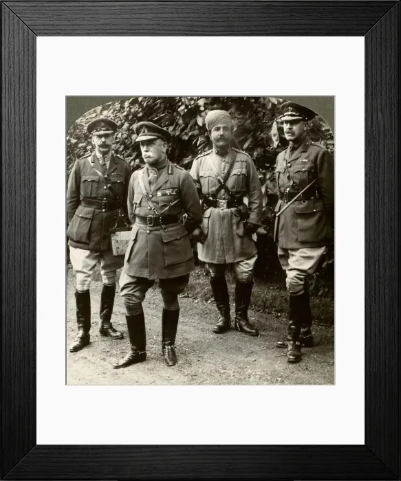Framed Print : Sir John French, Commander-in-Chief of the BEF, France, World War I, 1914-1915. Artist: Realistic Travels Publishers Framed Print : Sir John French, Commander-in-Chief of the BEF, France, World War I, 1914-1915. Artist: Realistic Travels Publishers
