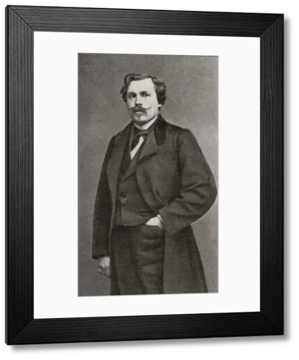 Framed Print : Edmond de Goncourt, French author, 1868 Framed Print : Edmond de Goncourt, French author, 1868