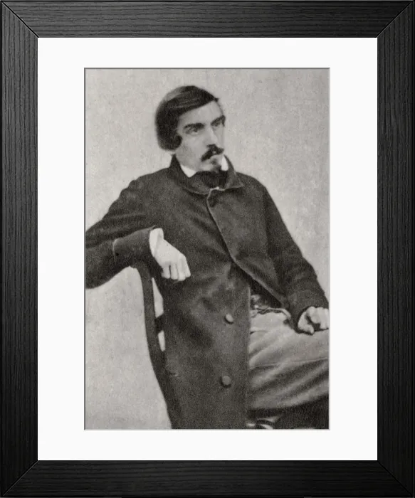 Framed Print : Jules de Goncourt, French author, 1868 Framed Print : Jules de Goncourt, French author, 1868