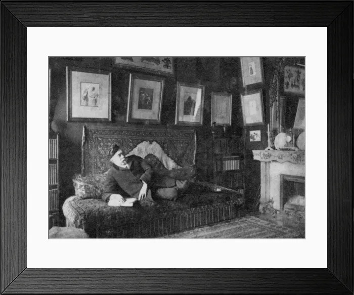 Framed Print : Edmond de Goncourt, French author, 1891 Framed Print : Edmond de Goncourt, French author, 1891