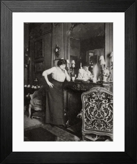 Framed Print : Jeanne Julia Bartet, French actress, 1901