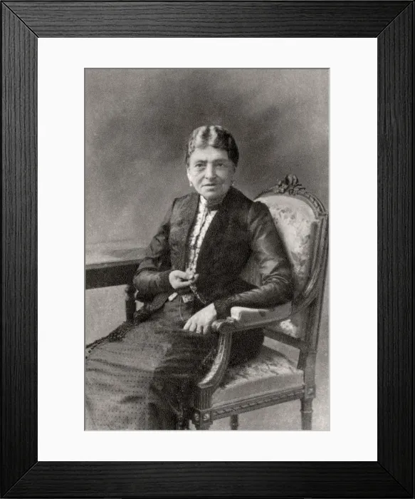 Framed Print : Marie-Louise Jay Cognacq, French retailer, 1912 Framed Print : Marie-Louise Jay Cognacq, French retailer, 1912