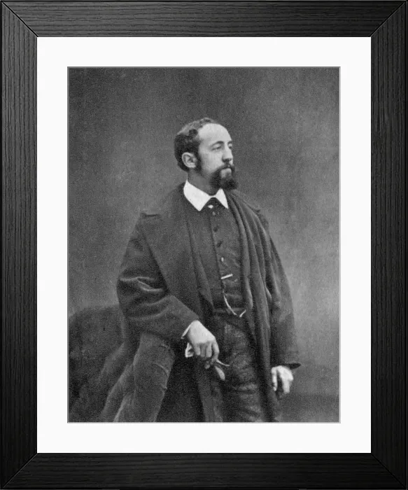 Framed Print : Jules Claretie, French literary figure, 1885 Framed Print : Jules Claretie, French literary figure, 1885