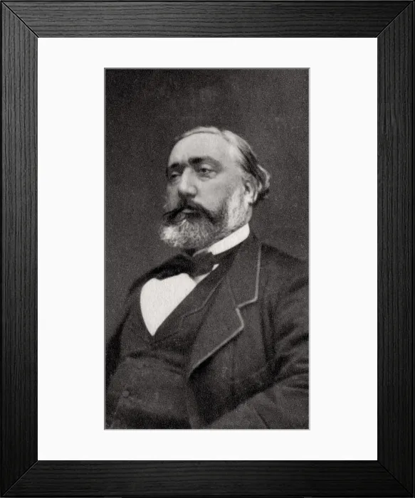Framed Print : Leon Gambetta, French statesman, 1881 Framed Print : Leon Gambetta, French statesman, 1881