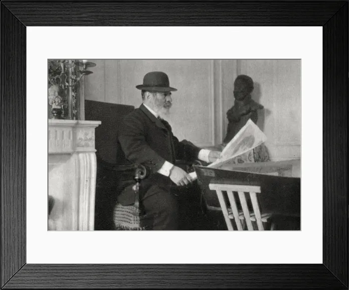 Framed Print : Jean-Francois Raffaelli, French artist, 1891 Framed Print : Jean-Francois Raffaelli, French artist, 1891