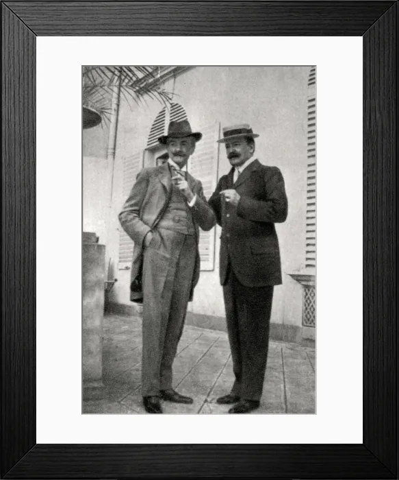 Framed Print : Paul Hervieu and Marcel Prevost, French authors and dramatists, 1905 Framed Print : Paul Hervieu and Marcel Prevost, French authors and dramatists, 1905
