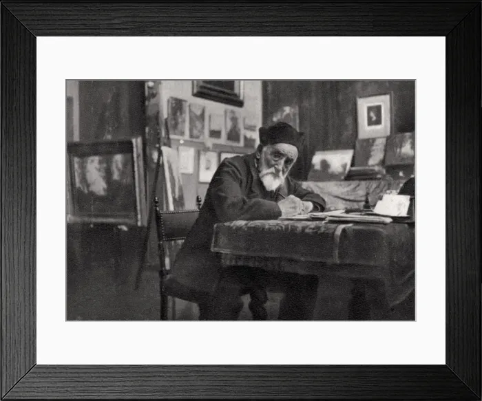 Framed Print : Henri-Joseph Harpignies, French artist, 1905 Framed Print : Henri-Joseph Harpignies, French artist, 1905