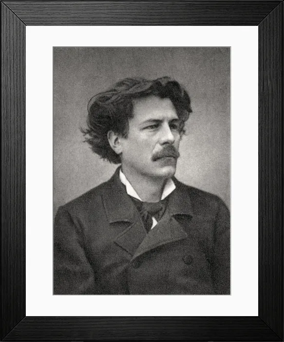 Framed Print : Maurice Rollinat, French poet, 1888 Framed Print : Maurice Rollinat, French poet, 1888