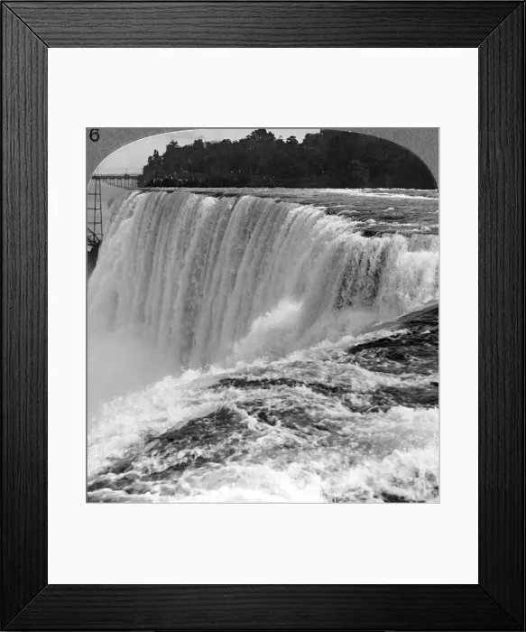 Framed Print : Niagra Falls, New York, USA. Artist: Realistic Travels Publishers Framed Print : Niagra Falls, New York, USA. Artist: Realistic Travels Publishers
