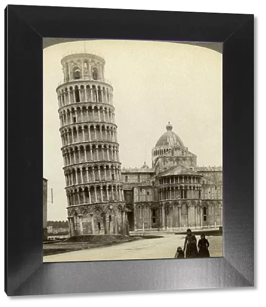 Cathedral and Leaning Tower of Pisa, Italy. Artist: Underwood & Underwood