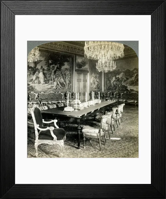 Framed Print : Council chamber of King Oscar II, Royal Palace, Stockholm, Sweden. Artist: Underwood & Underwood Framed Print : Council chamber of King Oscar II, Royal Palace, Stockholm, Sweden. Artist: Underwood & Underwood
