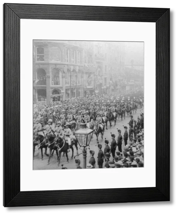 Framed Print : Procession for Queen Victorias Diamond Jubilee, 1897. Artist: Stereoscopic Views Framed Print : Procession for Queen Victorias Diamond Jubilee, 1897. Artist: Stereoscopic Views