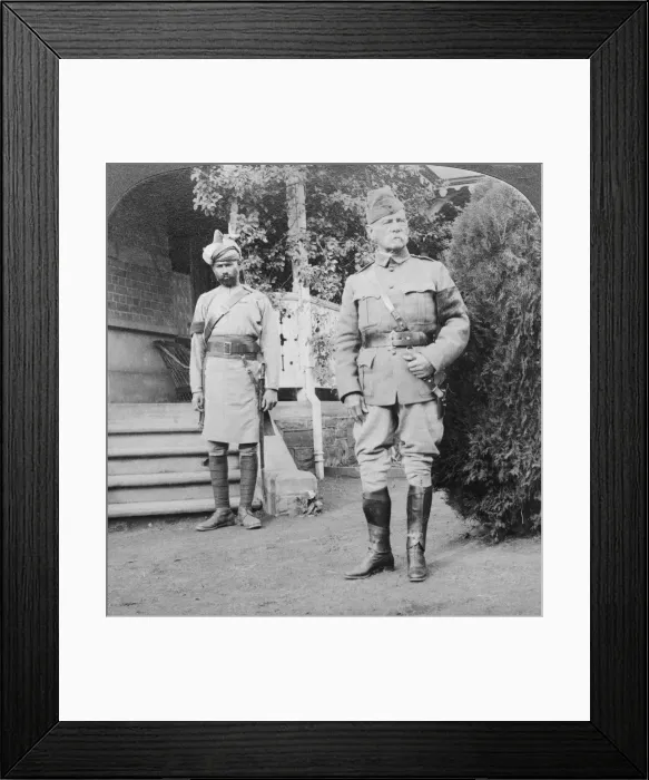 Framed Print : Lord Roberts, Commander in Chief of British Armies, South Africa, Boer War, 1900-1901. Artist: Underwood & Underwood Framed Print : Lord Roberts, Commander in Chief of British Armies, South Africa, Boer War, 1900-1901. Artist: Underwood & Underwood