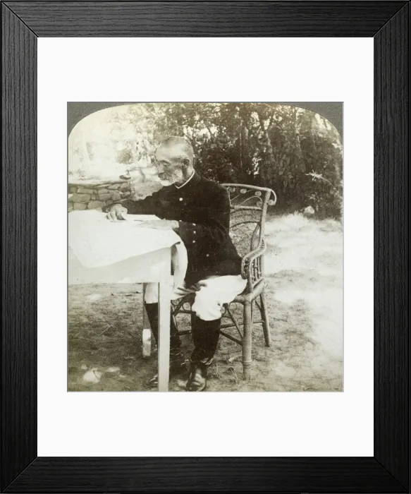 Framed Print : General Nogi at Japanese Headquarters, Port Arthur, Manchuria, c1904-1905. Artist: Underwood & Underwood Framed Print : General Nogi at Japanese Headquarters, Port Arthur, Manchuria, c1904-1905. Artist: Underwood & Underwood