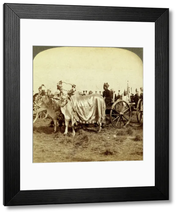 Framed Print : Silver cannon of the Maharaja of Baroda, Delhi, India. Artist: Underwood & Underwood Framed Print : Silver cannon of the Maharaja of Baroda, Delhi, India. Artist: Underwood & Underwood