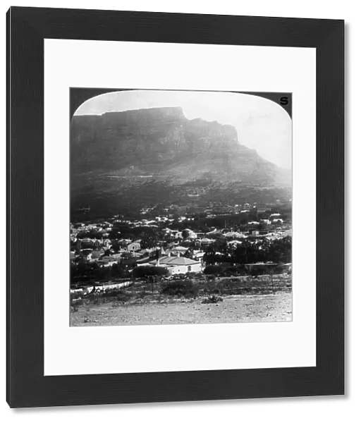 Table Mountain, Cape Town, South Africa. Artist: Underwood & Underwood