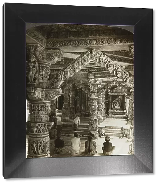 Temple of Vimal Vasahi, Mount Abu, Rajasthan, India. Artist: Underwood & Underwood