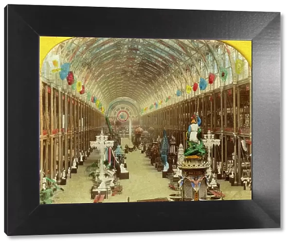 Interior view of the International Exhibition, London