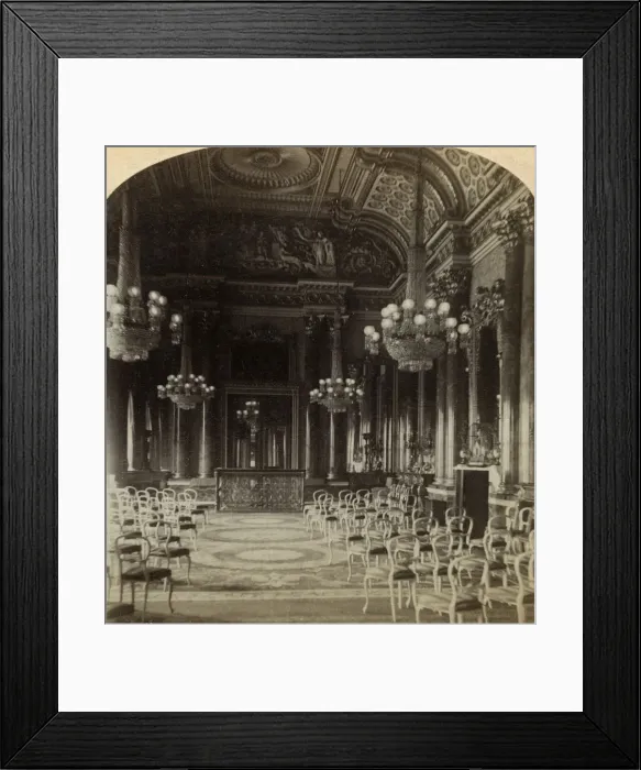 Framed Print : Ballroom, Buckingham Palace, London. Artist: Underwood & Underwood Framed Print : Ballroom, Buckingham Palace, London. Artist: Underwood & Underwood