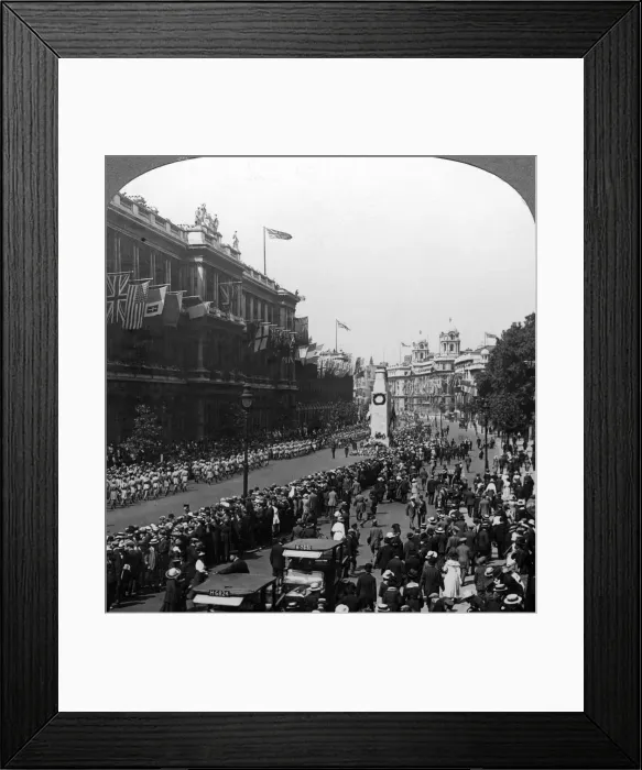 Framed Print : Indian troops saluting the Unknown Warrior at the Cenotaph, Whitehall, London, c1920. Artist: Realistic Travels Publishers Framed Print : Indian troops saluting the Unknown Warrior at the Cenotaph, Whitehall, London, c1920. Artist: Realistic Travels Publishers