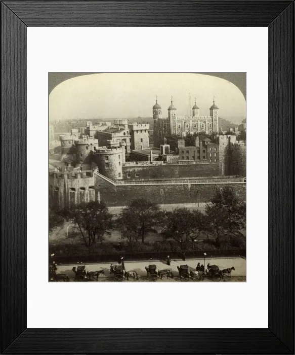Framed Print : Tower of London, c late 19th century. Artist: Underwood & Underwood Framed Print : Tower of London, c late 19th century. Artist: Underwood & Underwood