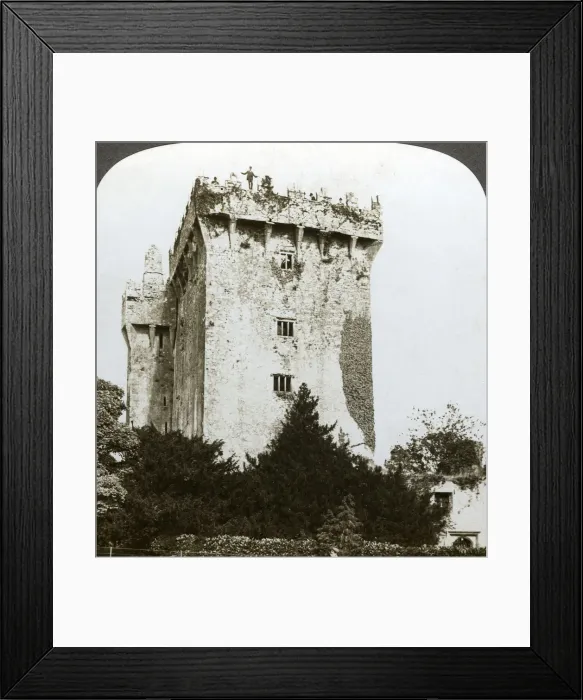Framed Print : Blarney Castle, Cork, Ireland. Artist: Underwood & Underwood Framed Print : Blarney Castle, Cork, Ireland. Artist: Underwood & Underwood