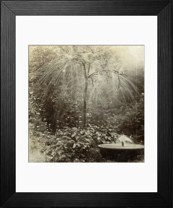 Framed Print : Willow Tree Fountain, Chatsworth, Derbyshire. Artist: The Fine Art Photographers Co Framed Print : Willow Tree Fountain, Chatsworth, Derbyshire. Artist: The Fine Art Photographers Co