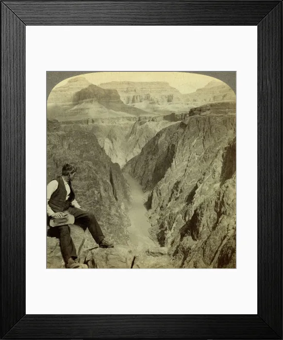 Framed Print : Colorado River, Grand Canyon, Arizona, USA. Artist: Underwood & Underwood Framed Print : Colorado River, Grand Canyon, Arizona, USA. Artist: Underwood & Underwood