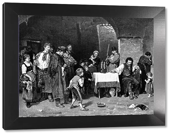The Last Days of a Condemned Prisoner, 1870 (1900). Artist: Jonnard