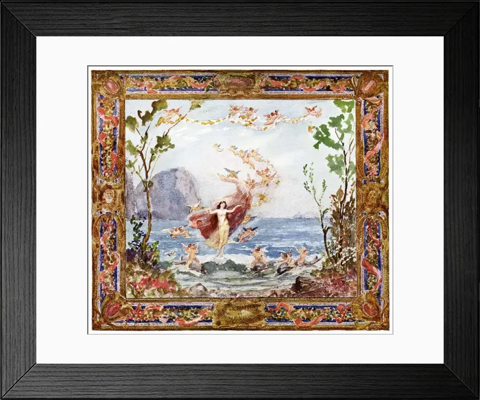 Framed Print : The Birth of Venus, 1900 Framed Print : The Birth of Venus, 1900
