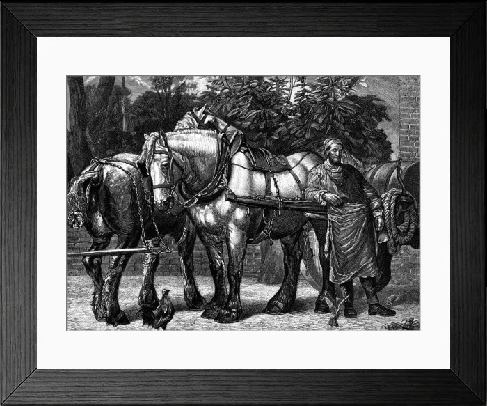 Framed Print : The Midday Rest, c1863 (1882) Framed Print : The Midday Rest, c1863 (1882)