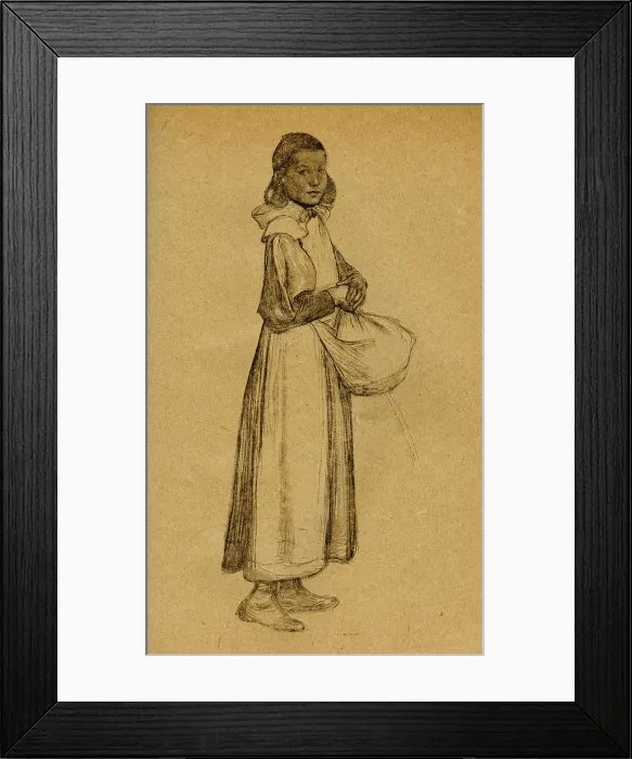 Framed Print : Study, 1900 Framed Print : Study, 1900
