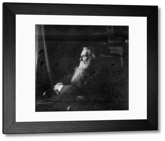 Framed Print : John Ruskin, British artist, author, critic and social thinker, 1900. Artist: Frederick Hollyer Framed Print : John Ruskin, British artist, author, critic and social thinker, 1900. Artist: Frederick Hollyer