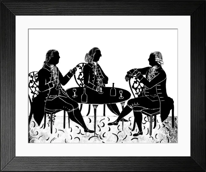 Framed Print : The Messrs Hostayn and the Reverend R Wood, (1912) Framed Print : The Messrs Hostayn and the Reverend R Wood, (1912)