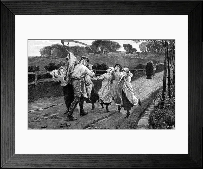 Framed Print : The Reaper and the Flowers, 1882 Framed Print : The Reaper and the Flowers, 1882