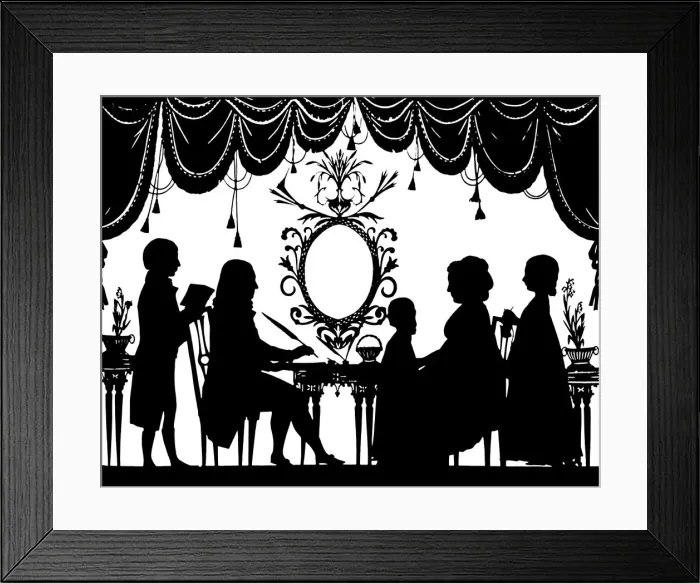 Framed Print : Dr Charles Burneys Family, (1912) Framed Print : Dr Charles Burneys Family, (1912)
