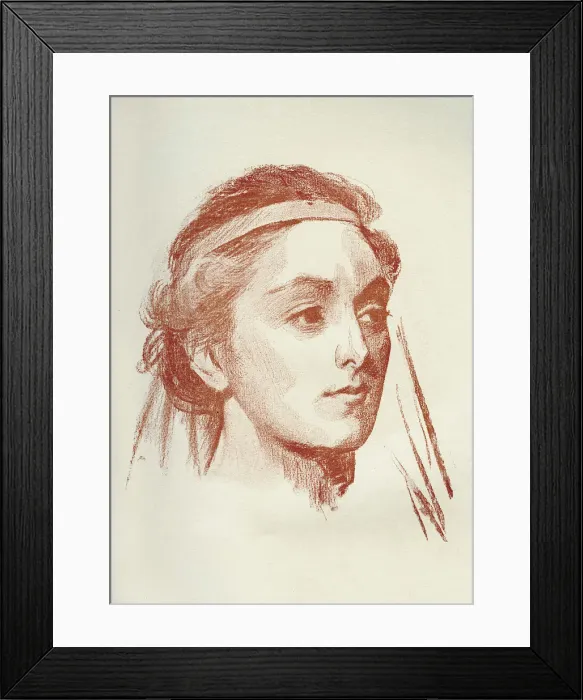 Framed Print : Study, 1900 Framed Print : Study, 1900