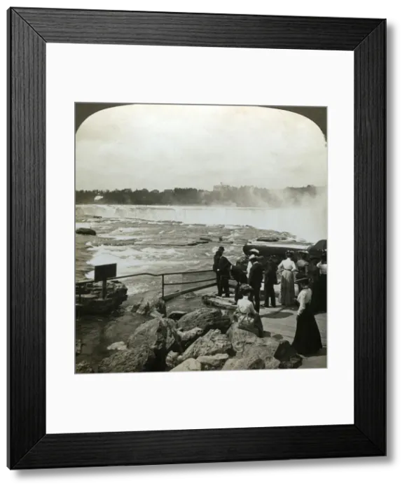 Framed Print : Terrapin Point, Goat Island, Niagara Falls, USA. Artist: HC White Framed Print : Terrapin Point, Goat Island, Niagara Falls, USA. Artist: HC White