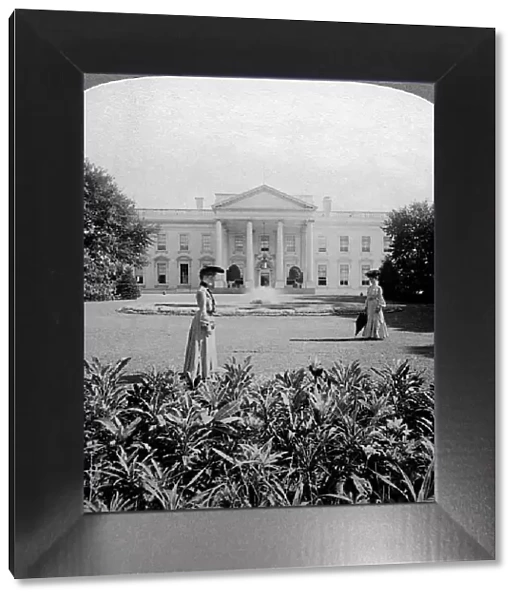The White House, Washington DC, USA, c late 19th century. Artist: Underwood & Underwood