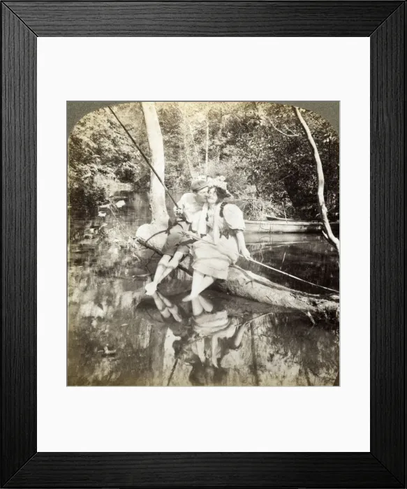 Framed Print : A Fishing Smack. Artist: Underwood & Underwood Framed Print : A Fishing Smack. Artist: Underwood & Underwood