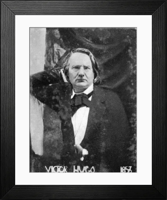 Framed Print : Victor Hugo, French poet, dramatist and novelist, 1853 Framed Print : Victor Hugo, French poet, dramatist and novelist, 1853