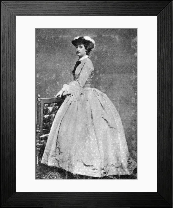 Framed Print : Empress Eugenie of France, c1858-1870 Framed Print : Empress Eugenie of France, c1858-1870