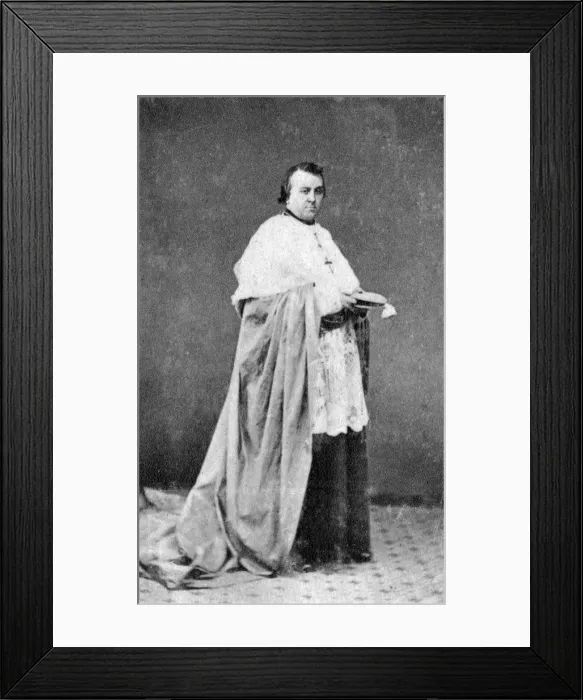 Framed Print : Charles Lavigerie, French clergyman, 1869 Framed Print : Charles Lavigerie, French clergyman, 1869