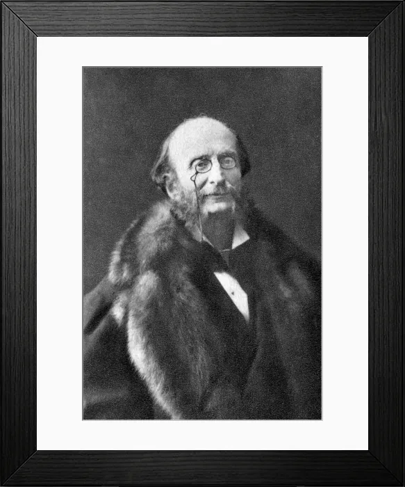 Framed Print : Jacques Offenbach, German-born French composer, 1878 Framed Print : Jacques Offenbach, German-born French composer, 1878
